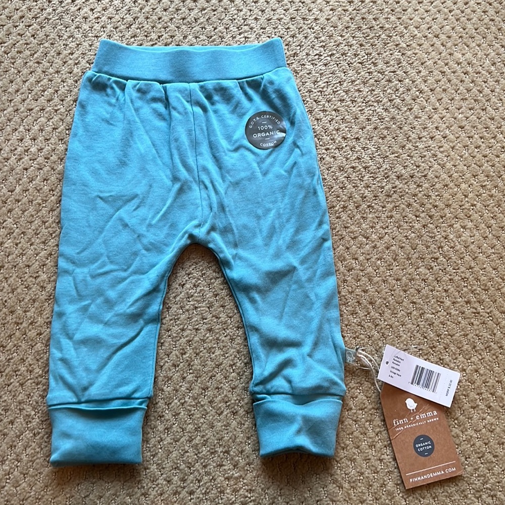 Finn+Emma Teal Long Pants (baby)